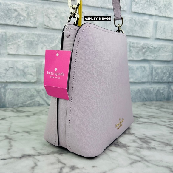 Kate Spade Darcy Bucket Bag Crossbody In Lilac Moon - Picture 3 of 11
